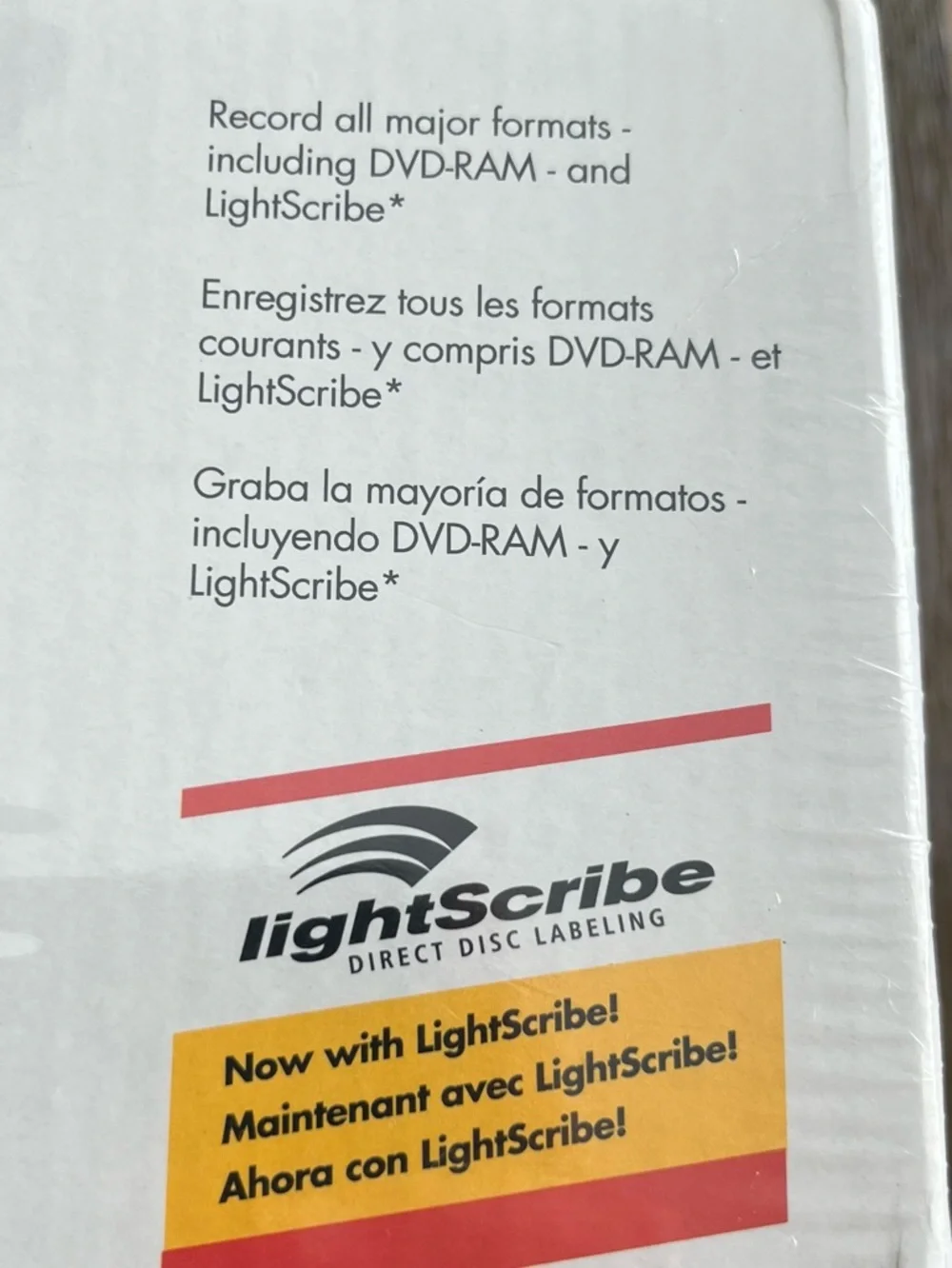 HP DVD840e External Super Multi DVD Writer LightScribe Double Layer NEW! Sealed!